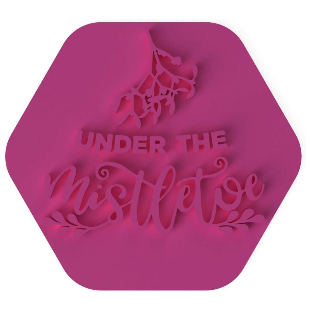 LissieLou Under The Mistletoe Christmas Cookie & Icing Stamp