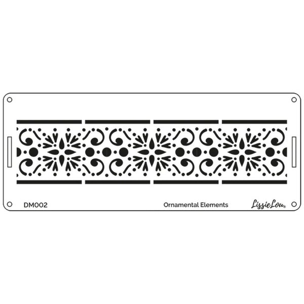 LissieLou Ornamental Elements Cake Border Icing Stencil