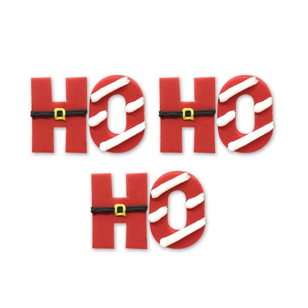 Anniversary House Ho Ho Ho Sugar Toppers Pack Of 6