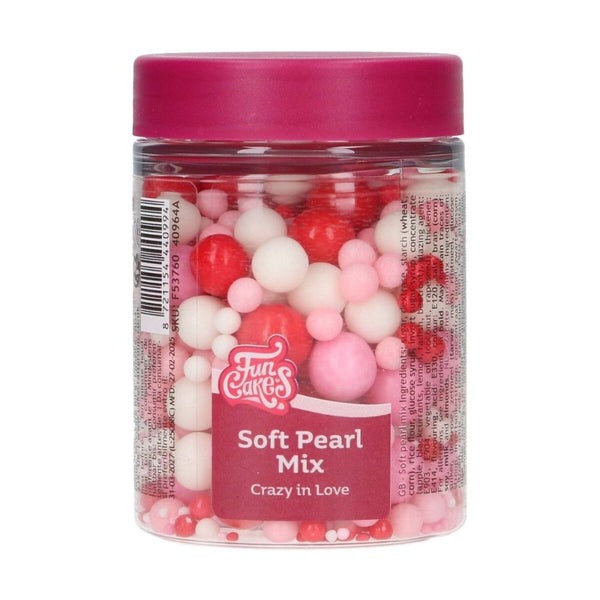 FunCakes Crazy In Love Soft Pearl Mix 80g