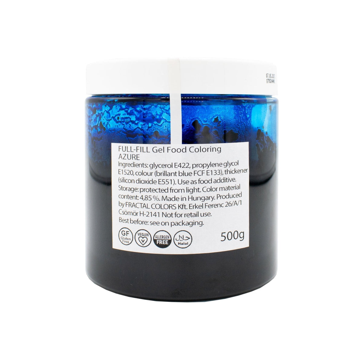 Fractal Colors Azure Fullfill Gel Food Colour 500g