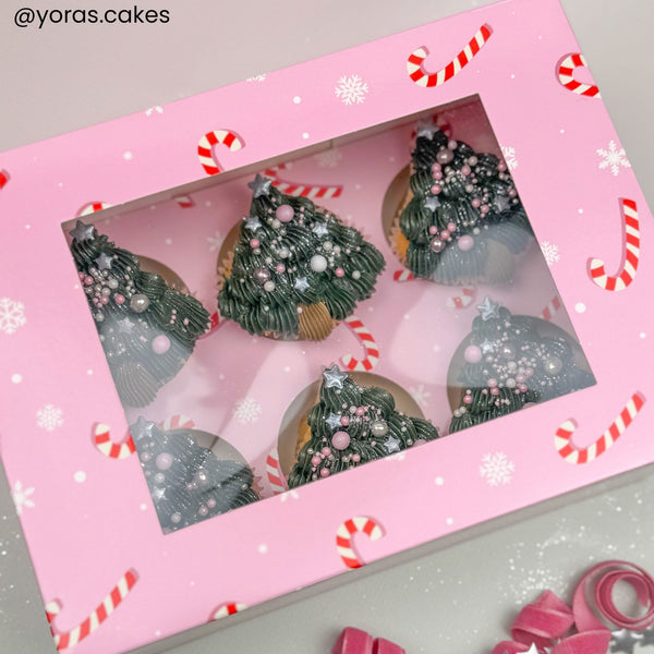 Simply Making Holds 6 Candy Canes Cupcake Box - Pack Of 2