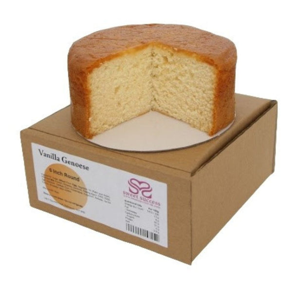 Sweet Success Round Vanilla Genoese Sponge Cake