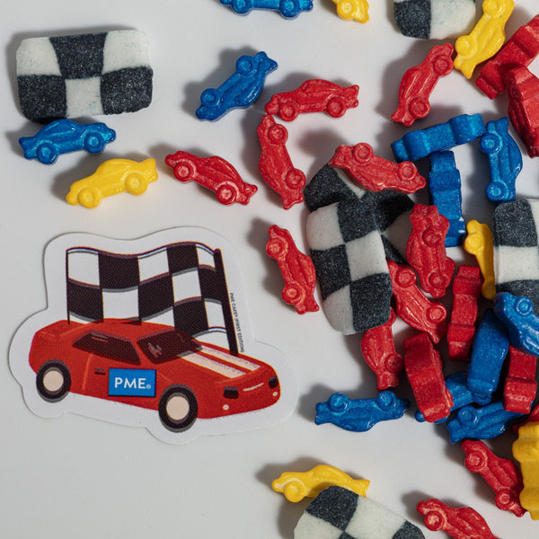 PME Racing Cars Sprinkle Charms 25g