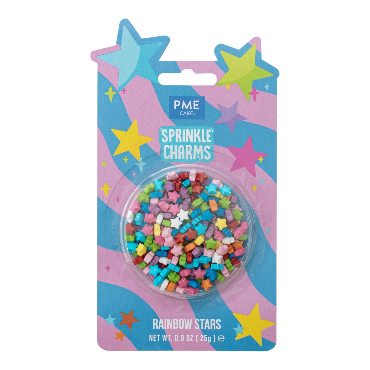 PME Rainbow Stars Sprinkle Charms 25g