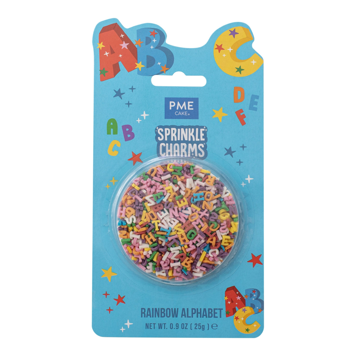 PME Rainbow Alphabet Sprinkle Charms 25g