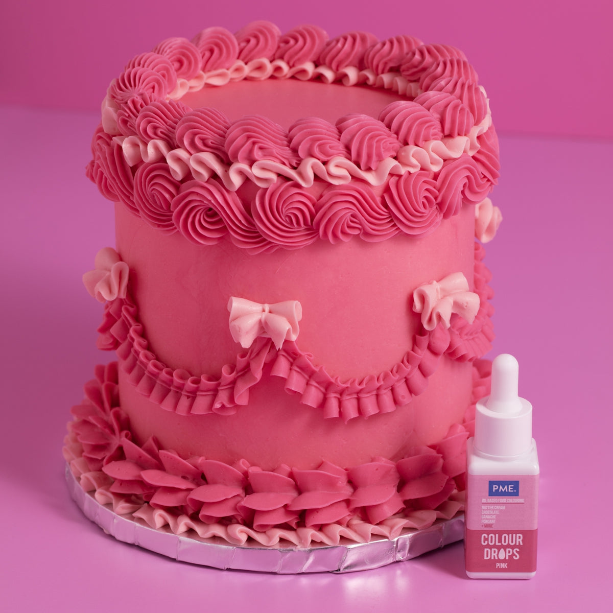PME Pink Colour Drops 20ml