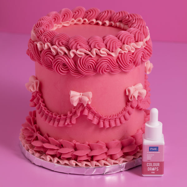 PME Pink Colour Drops 20ml