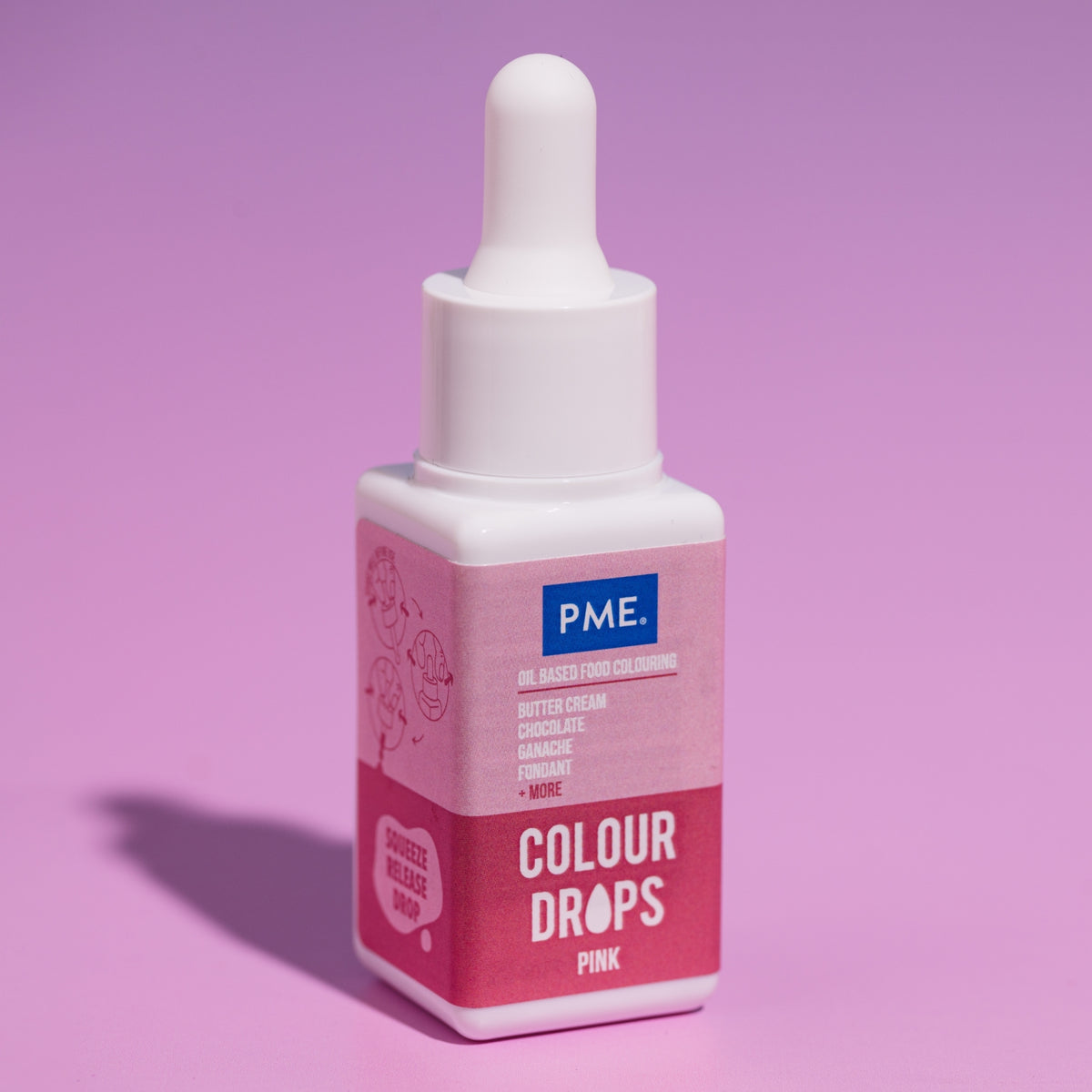PME Pink Colour Drops 20ml
