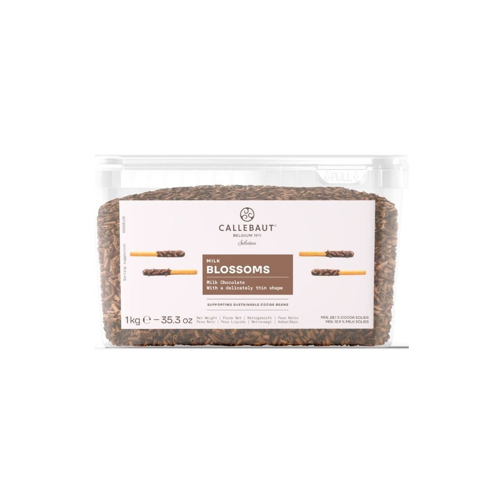 Callebaut Milk Chocolate Blossom Curls 1kg