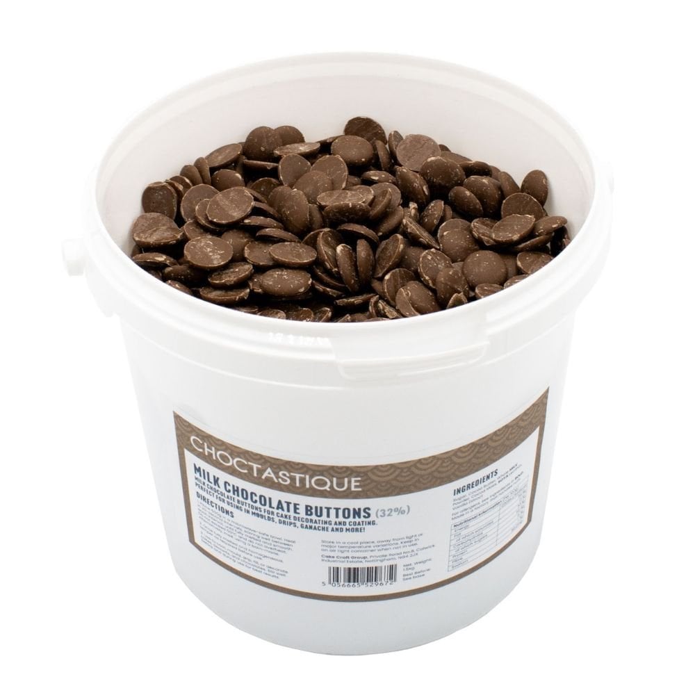 Choctastique Milk Chocolate Buttons 32%
