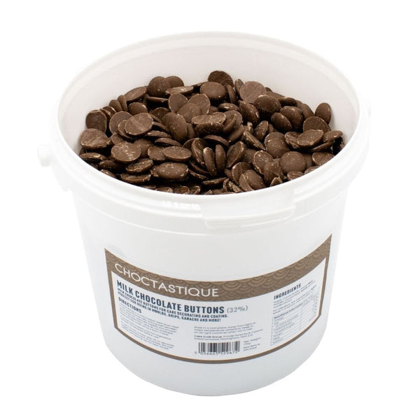 Choctastique Milk Chocolate Buttons 32%