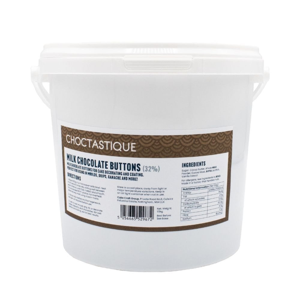 Choctastique Milk Chocolate Buttons 32%