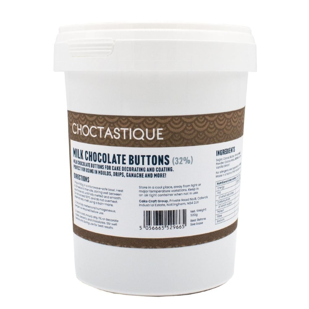 Choctastique Milk Chocolate Buttons 32%