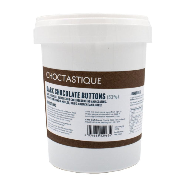 Choctastique Dark Chocolate Buttons 53%