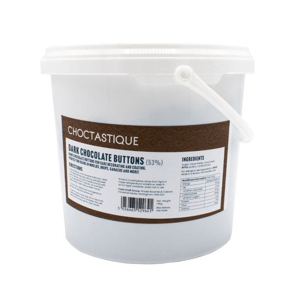 Choctastique Dark Chocolate Buttons 53%