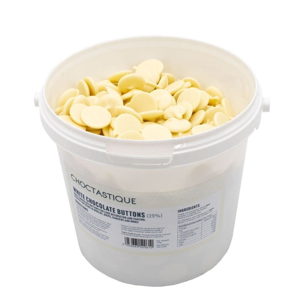 Choctastique White Chocolate Buttons 29%