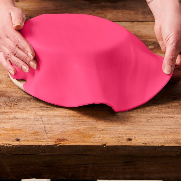 FunCakes Hot Pink Ready Rolled Sugarpaste Disc
