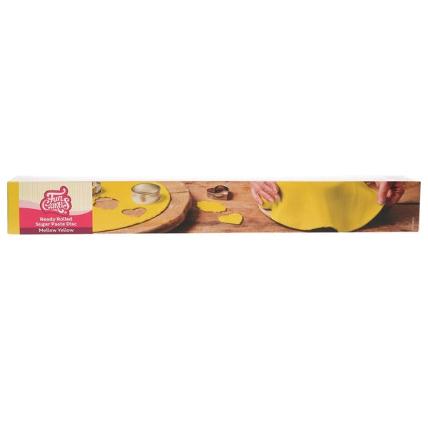FunCakes Mellow Yellow Ready Rolled Sugarpaste Disc