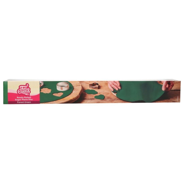 FunCakes Forest Green Ready Rolled Sugarpaste Disc