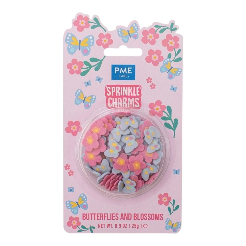 PME Butterflies & Blossoms Sprinkle Charms 25g