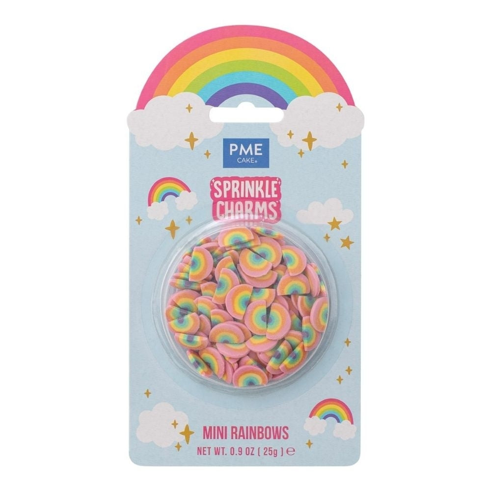 PME Mini Rainbow Sprinkle Charms 25g