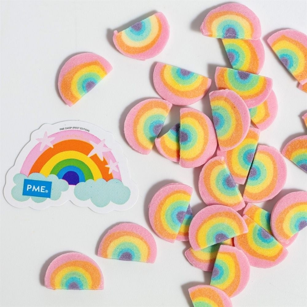 PME Mini Rainbow Sprinkle Charms 25g