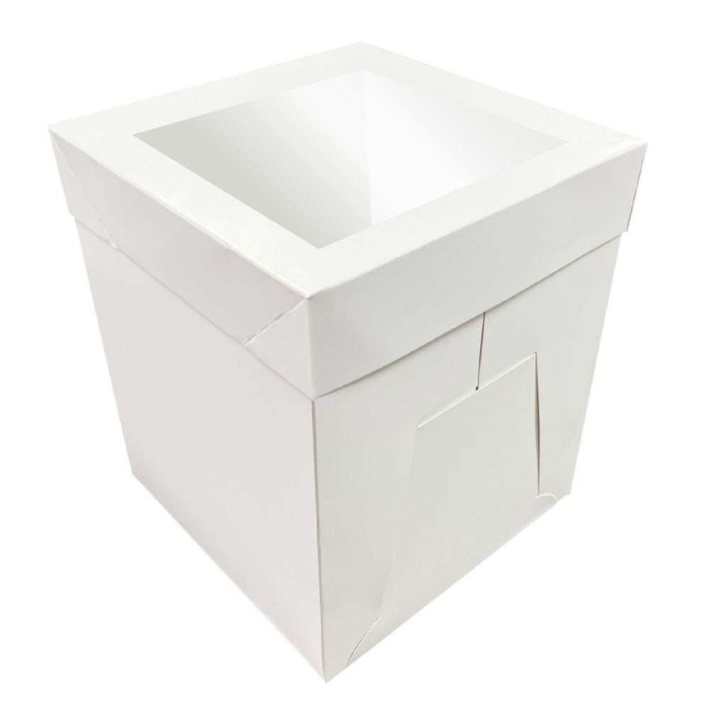 Simply Making White Tall Cake Box With Window