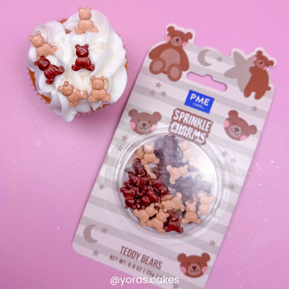 PME Teddy Bears Sprinkle Charms 25g
