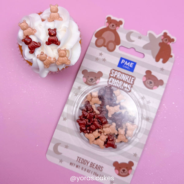 PME Teddy Bears Sprinkle Charms 25g