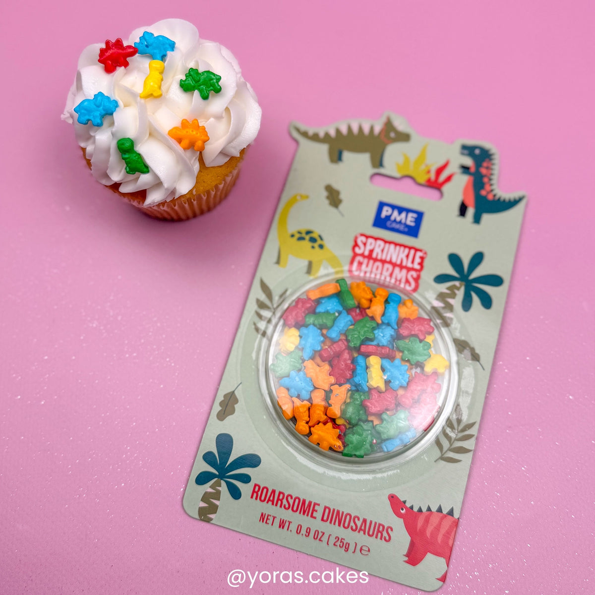 PME Roarsome Dinosaurs Sprinkle Charms 25g