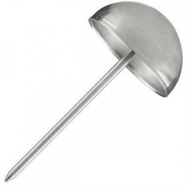 Ateco #3 metal flower nail - pure dome