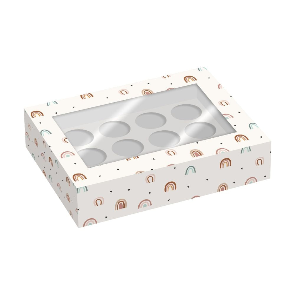 Simply Making Boho Rainbow Cupcake Box Pack Of 2
