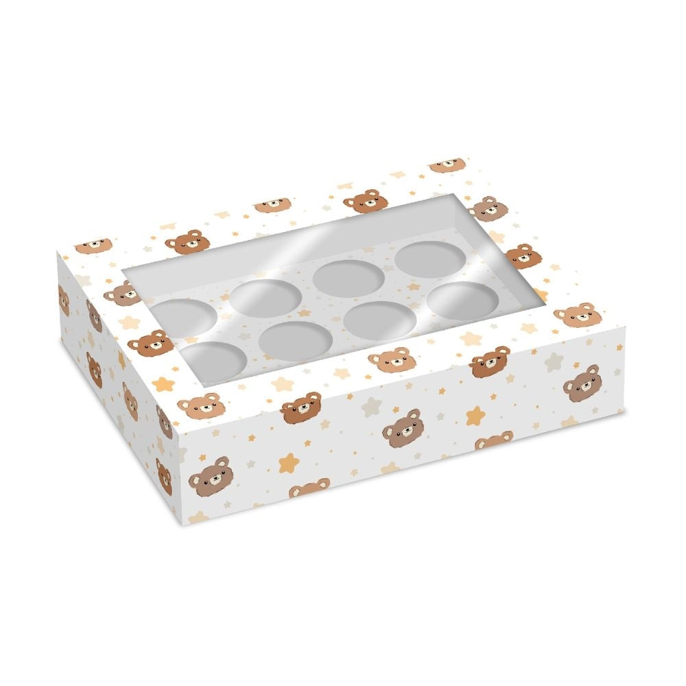 Simply Making Bear & Star Cupcake Box Pack Of 2