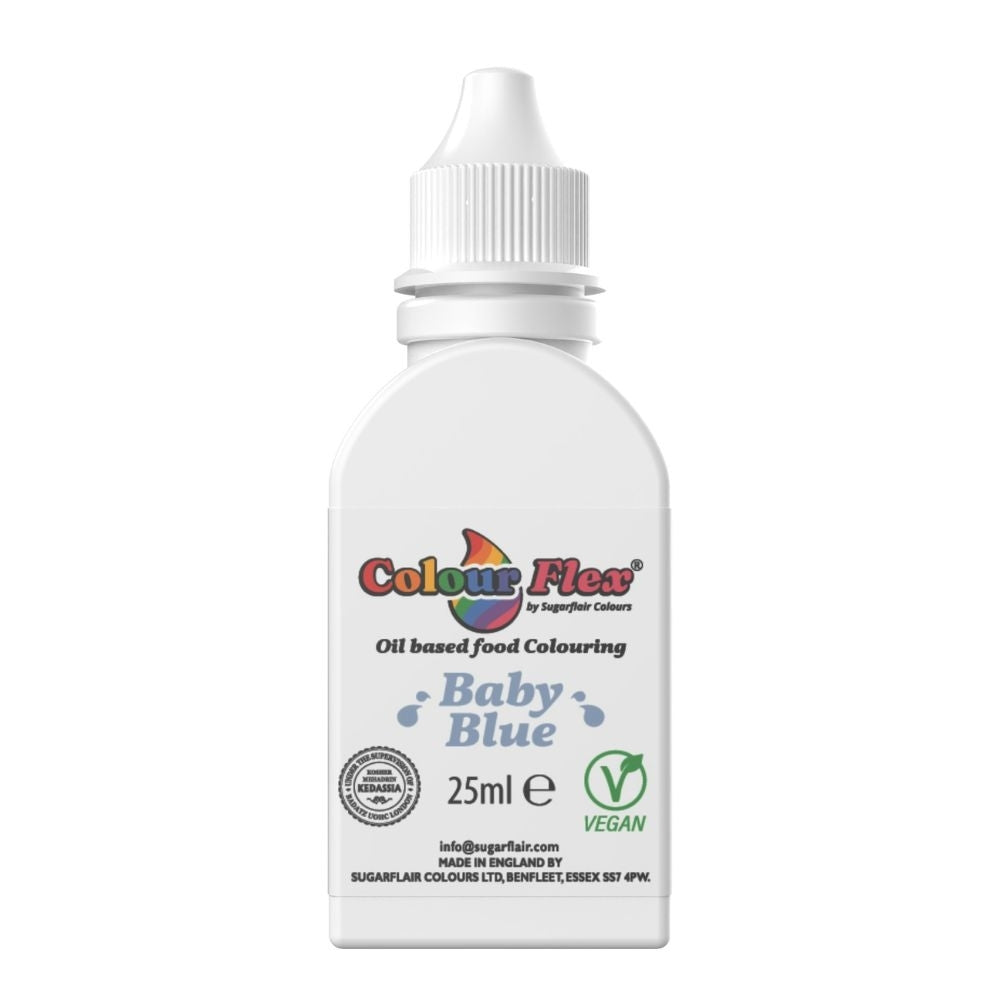 Sugarflair Baby Blue Colour Flex Oil Food Colouring 25ml