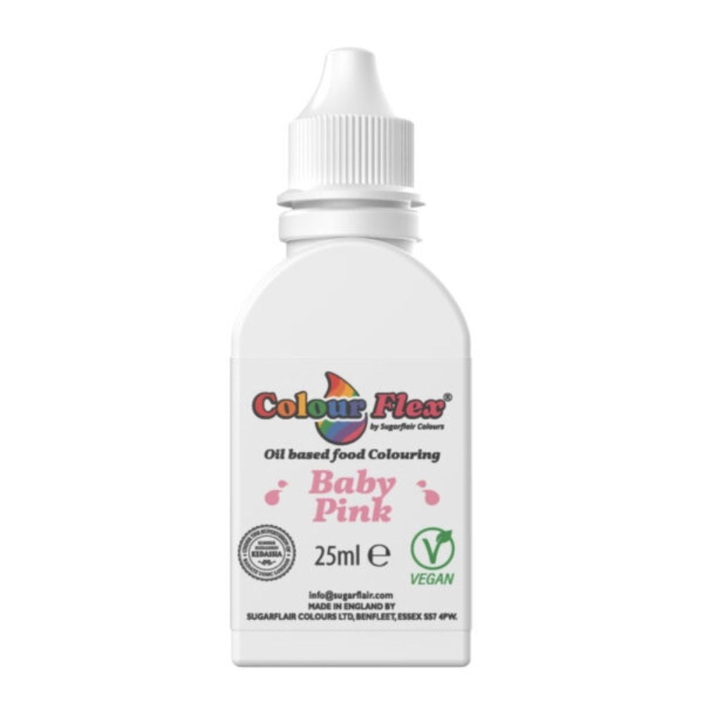 Sugarflair Baby Pink Colour Flex Oil Food Colouring 25ml