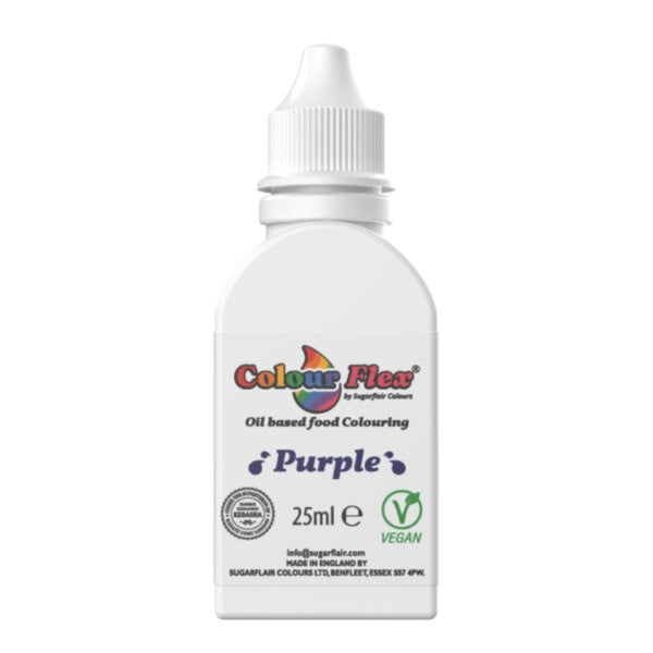 Sugarflair Purple Colour Flex Oil Food Colouring 25ml