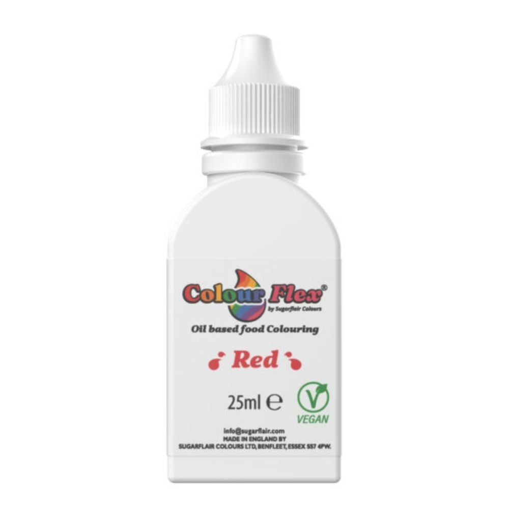 Sugarflair Red Colour Flex Oil Food Colouring 25ml