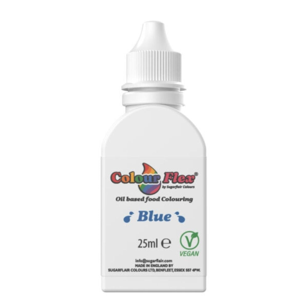 Sugarflair Blue Colour Flex Oil Food Colouring 25ml