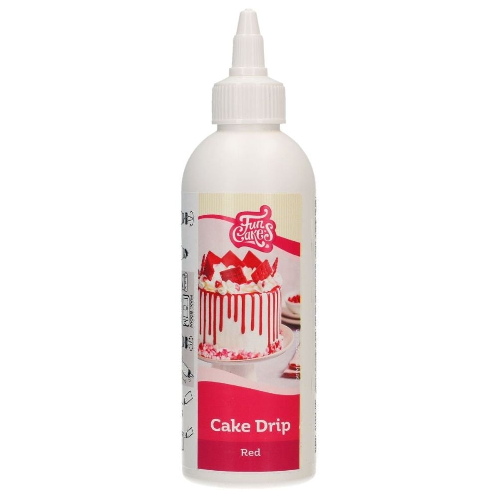 FunCakes Red Cake Drip 180g