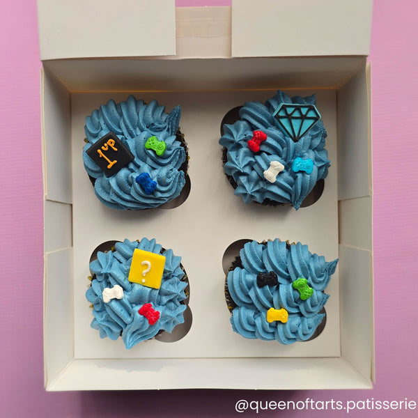 Anniversary House Gaming Party Sugar Toppers x 7