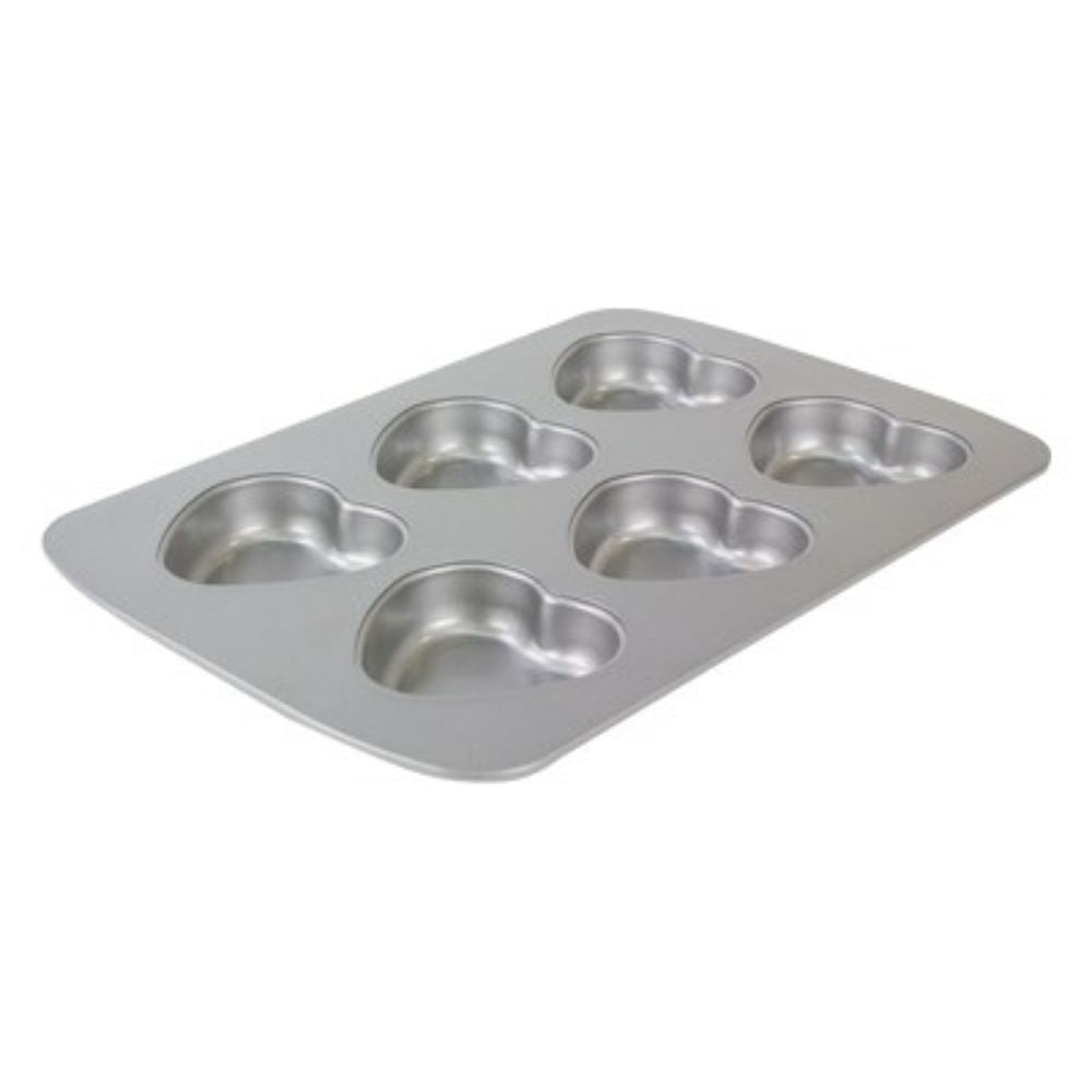PME 6 Cup Heart Non-Stick Baking Pan