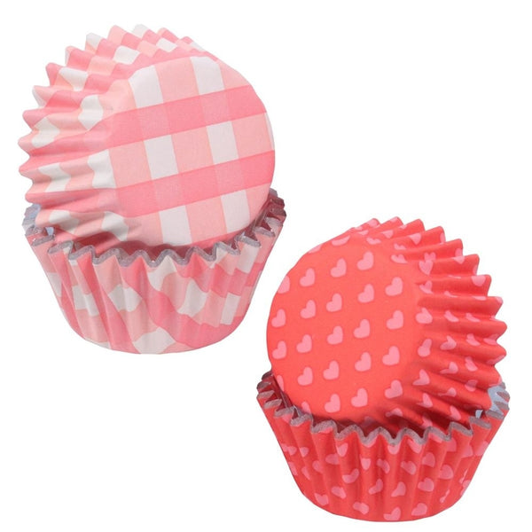 PME Love Patterns Foil Lined Mini Cupcake Cases x 60