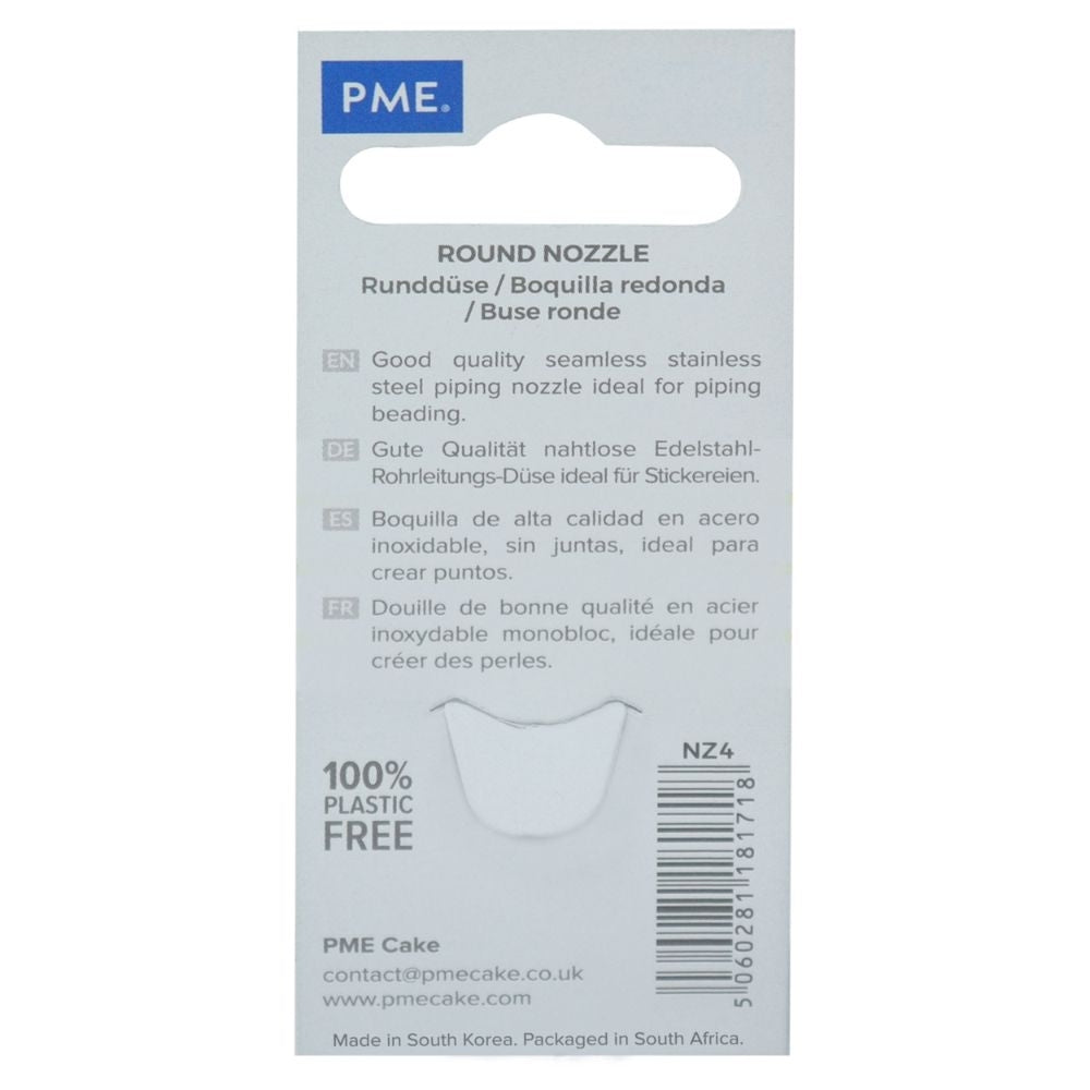 PME No.4 Round Decorating Tip JEM Nozzle