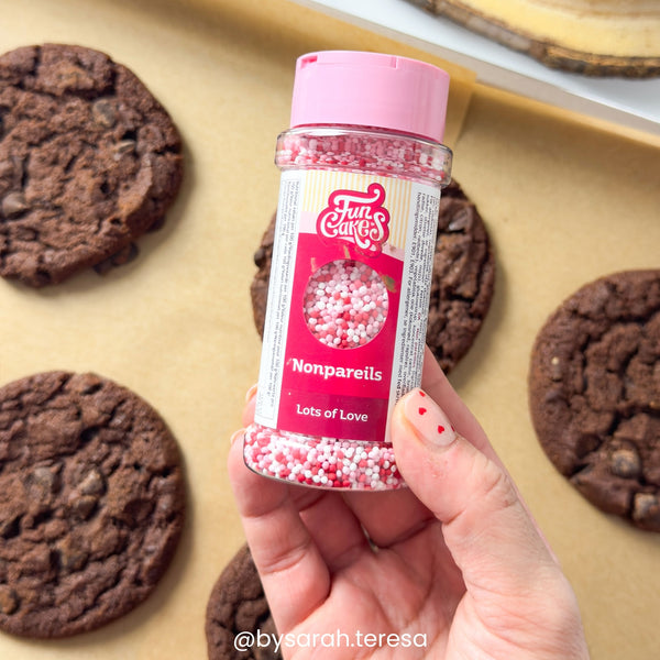 FunCakes Lots Of Love Nonpareil Sprinkles 80g