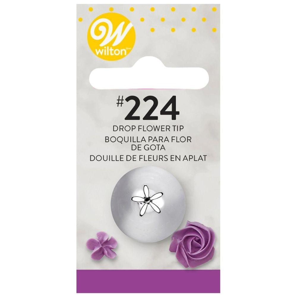Wilton No.224 Drop Flower Piping Tip