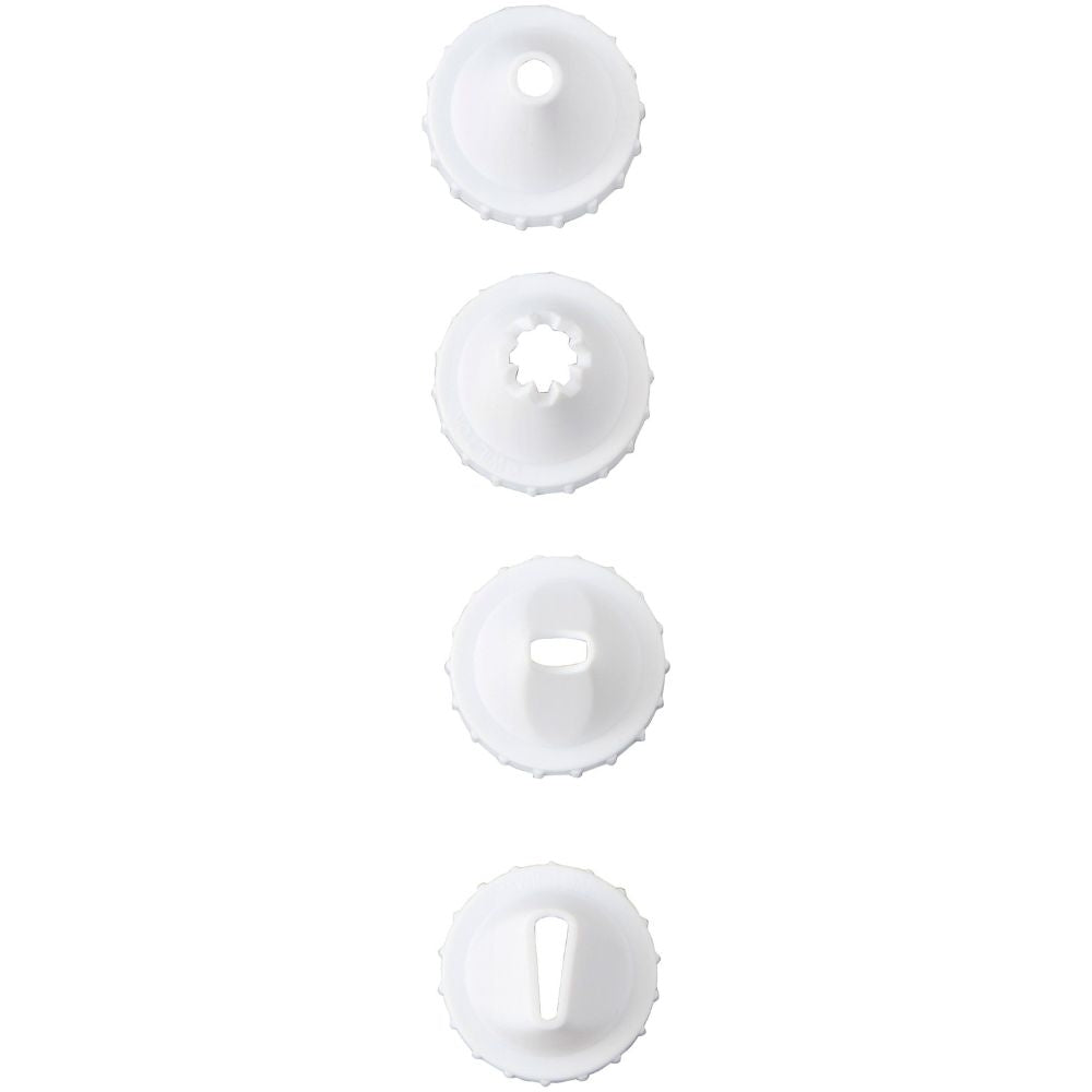Wilton Piping Tip Set Of 4 (Star, Round, Leaf, Petal)