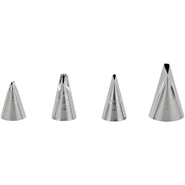 Wilton Ruffles Piping Tip Set Of 4 (No.86, No.100, No.102, No.125)