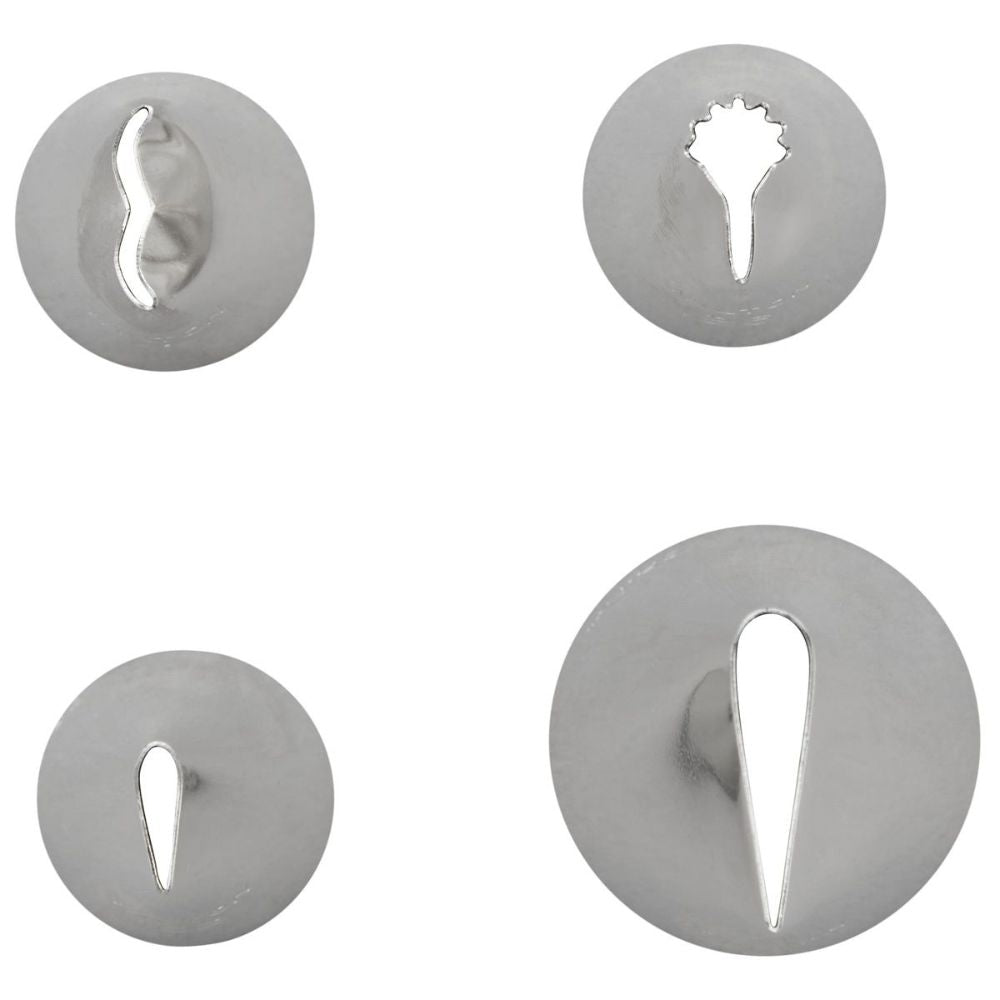 Wilton Ruffles Piping Tip Set Of 4 (No.86, No.100, No.102, No.125)