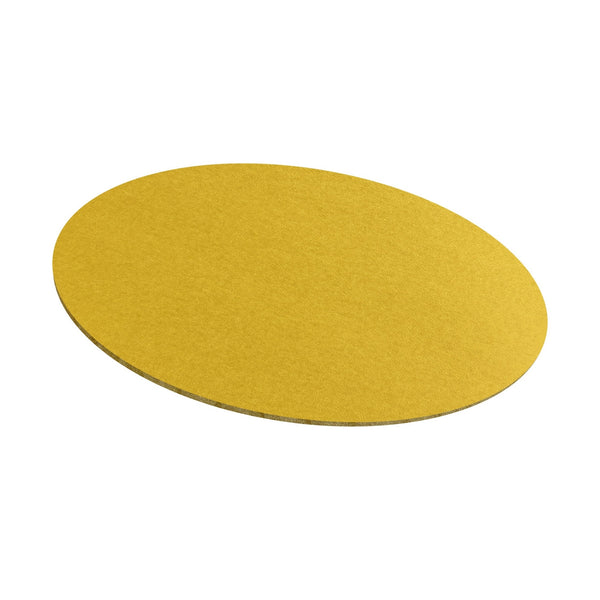 Website Brand 2mm Gold Round Cake Card Pack Of 10